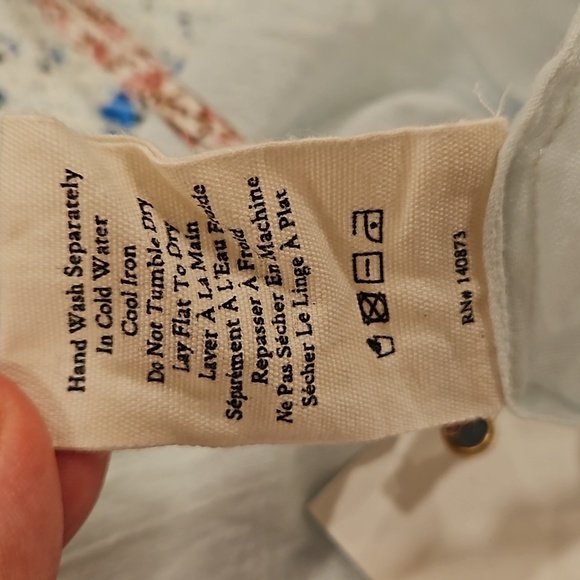 💕LOVESHACKFANCY💕 Miri Midi Dress ~ Deep Cotton Candy 1000% Cotton Size P NWT - Picture 16 of 16